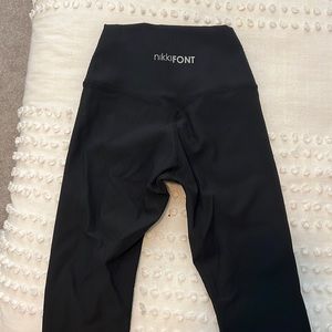 Ribbed leggings